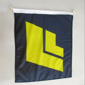 custom hand held flag